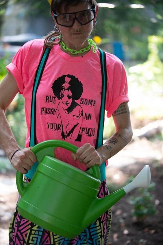 Poly Styrene Tribute: Put Some Pus$y in Your Punk T-Shirt (Various Color Choices)